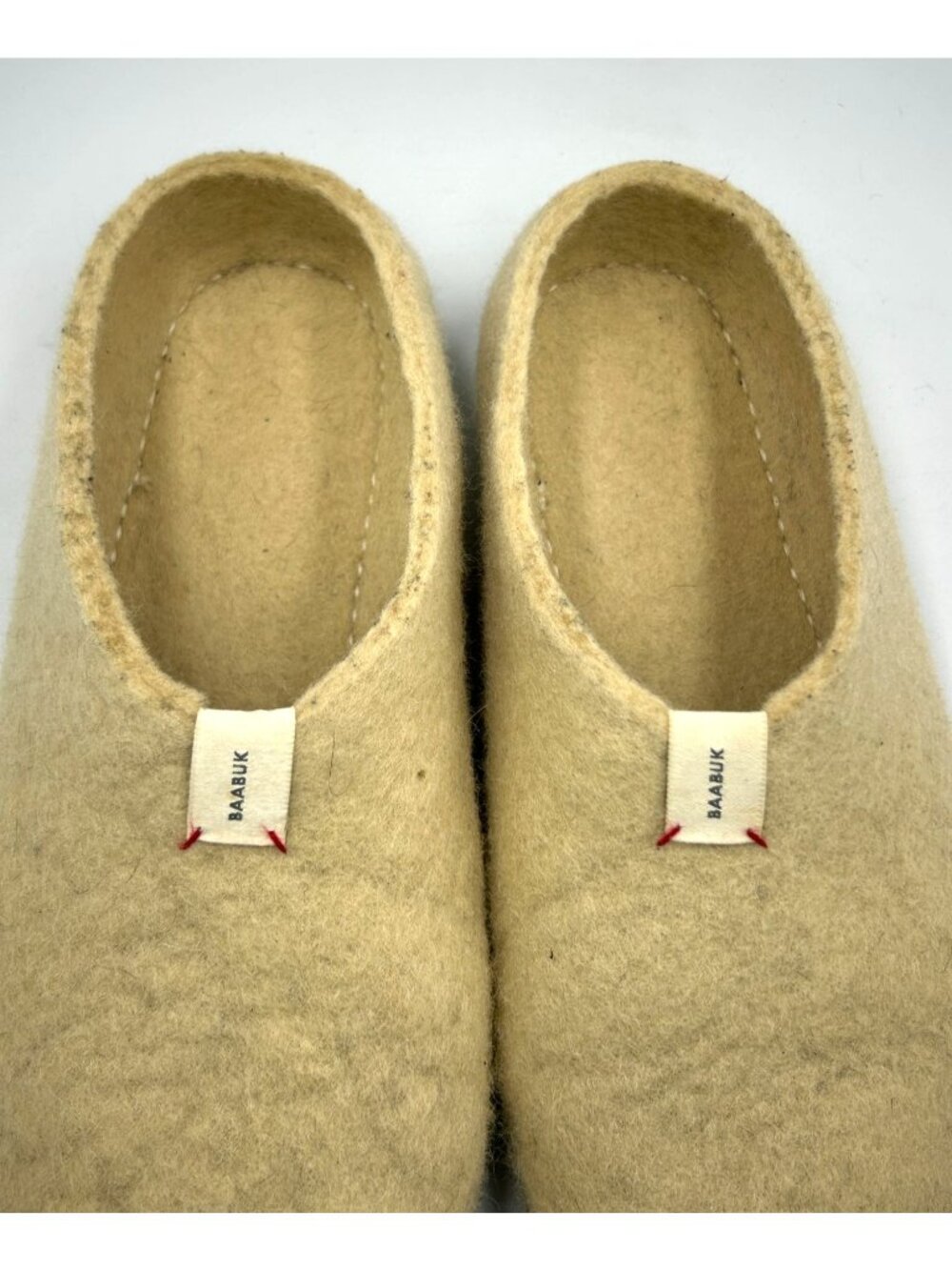 Baabuk Men's Vainilla Wool Felted Mel Slip-On Slippers Size 11 (44) 3298 - Picture 6 of 16